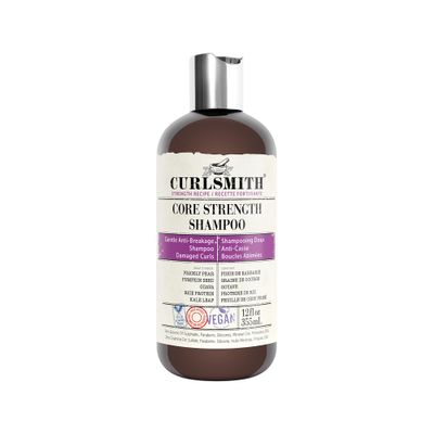 CURLSMITH - Core Strength Shampoo, Gentle Protein-Rich for Frequent Use (12fl oz)