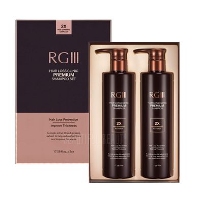 COSMOCOS RG3 RGIII PREMIUM HAIR LOSS CLINIC SHAMPOO (ONE BOTTLE)
