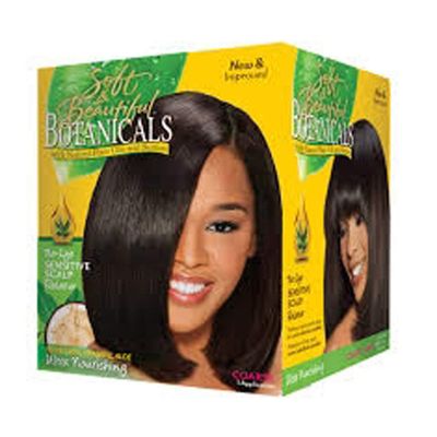 Soft &amp; Beautiful Botanicals No-Lye Sensitive Scalp Relaxer Coarse 1 application