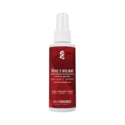 Billy Jealousy Devil&#39;s Delight Sea Salt Spray, Texturizing and Volumizing Hair Spray With Natural Conditioner, 4 fl. oz.
