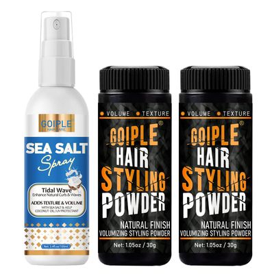 Natural Look Styling Powder - 1.05oz Volumizing &amp; Texturizing Sea Salt Spray for Men &amp; Women
