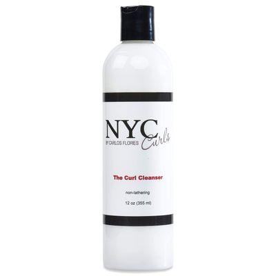 NYC Curls The Curl Cleanser | Best Sulfate Free Shampoo Alternative for Curly, Coily, &amp; Wavy Hair | Zero Lather &amp; Color Safe | Sulfate Free &amp; Vegan | 12 FL OZ