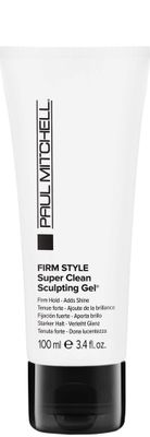 Paul Mitchell Super Clean Sculpting Gel, Firm Hold, High Shine Finish Hair Gel, For All Hair Types