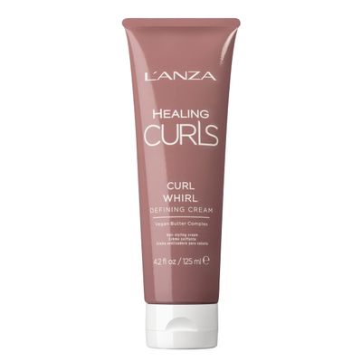 L&#39;ANZA Curl Whirl Defining Creme - Curls Hair Product for Defining Curls and Waves and Preventing Frizz and Flyaways, with Sulphate Free, Paraben Free Formula (4.2 Fl Oz)