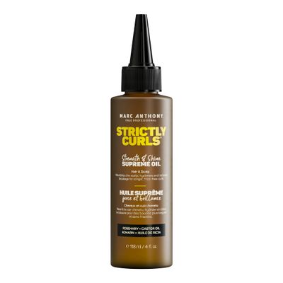Marc Anthony Nourishing Scalp &amp; Hair Supreme Oil, Strictly Curls - Adds Shine, Reduces Frizz and Breakage - For Curly Hair - Rosemary, Castor Oil - 4 fl oz