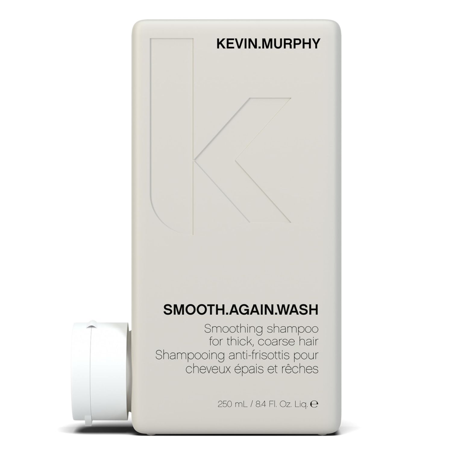 KEVIN.MURPHY SMOOTH.AGAIN WASH - Frizz Control Shampoo - For Thick, Coarse &amp; Unruly Hair - Moisturising Shampoo for Hair Hydration - Sulphate &amp; Paraben Free - 250 mL / 8.4 fl oz