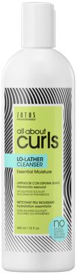 All About Curls Lo-Lather Cleanser Shampoo | Essential Moisture | Gentle Cleansing | Slightly Sudsy | All Curly Hair Types | Cruelty Free | Sulfate Free | 15 Fl Oz