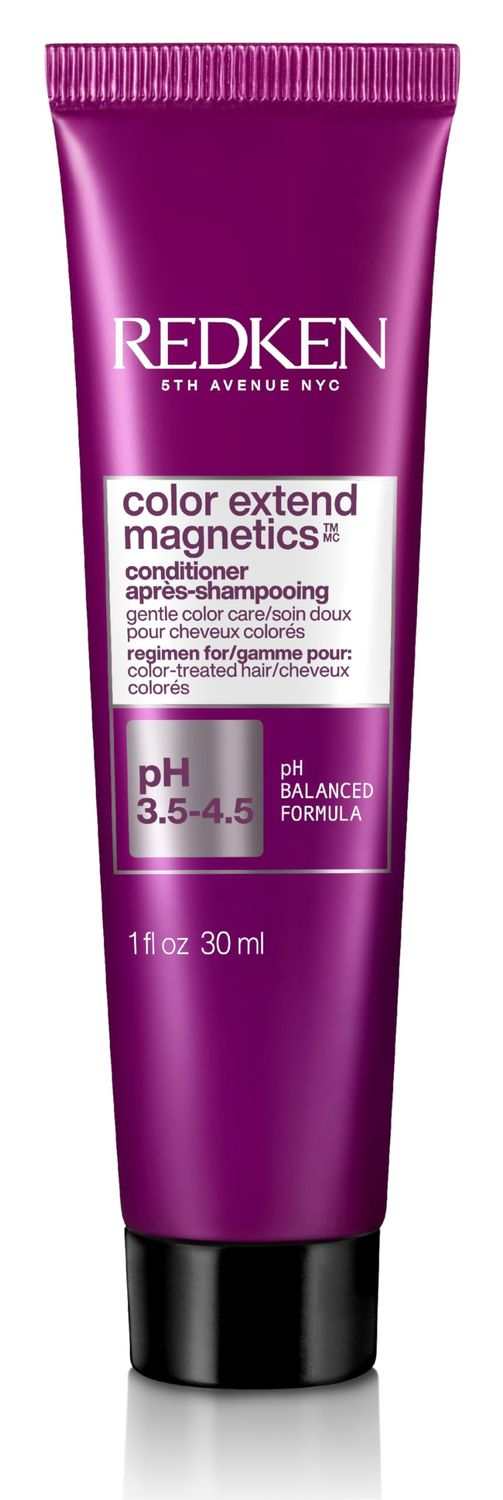 Redken Color Extend Magnetics Conditioner | For Color Treated Hair | Protects Color &amp; Adds Shine | With Amino Acid | Sulfate-Free | 1 Fl Oz