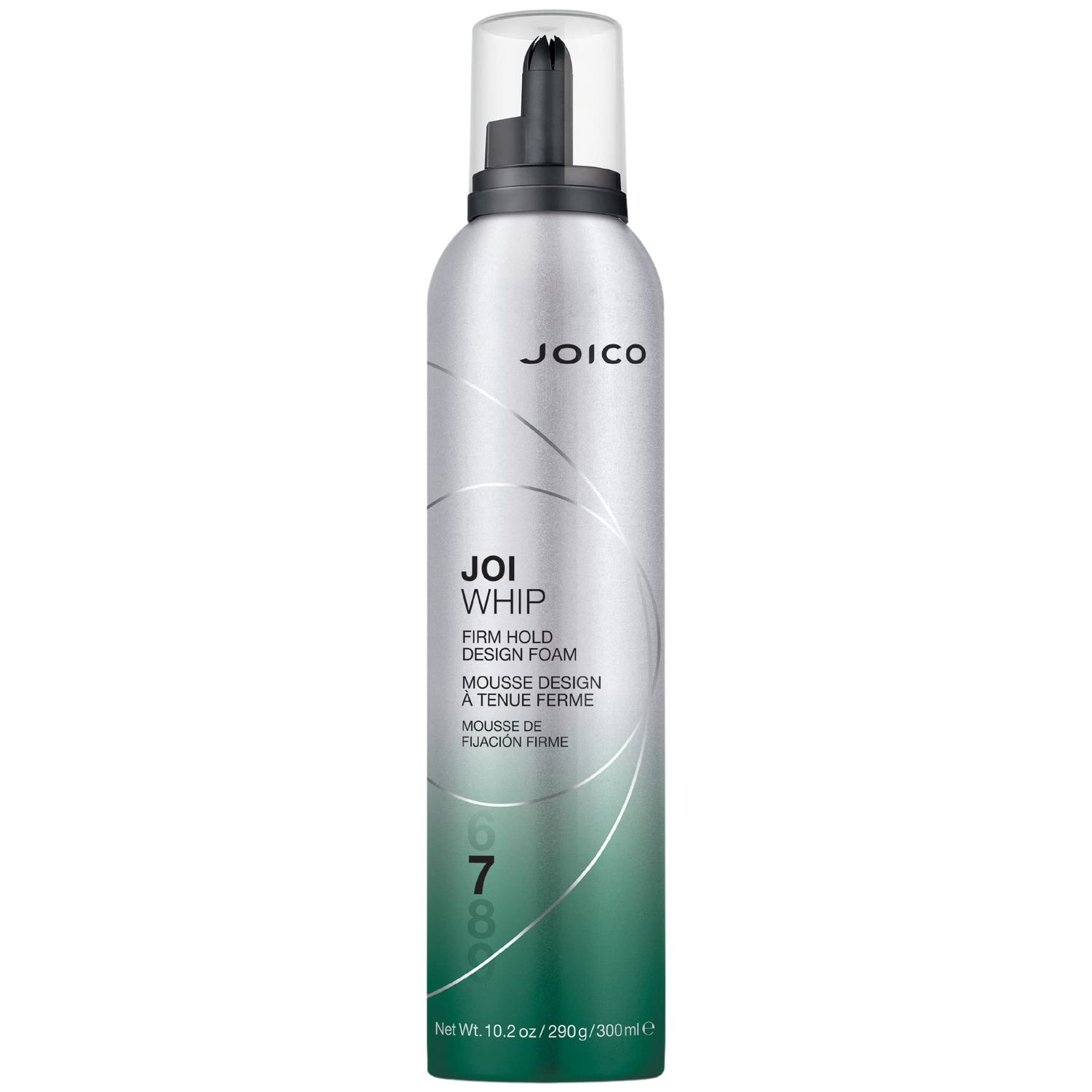 Joico JoiWhip Firm Hold Designing Foam | For Most Hair Types | Add Volume &amp; Body | Boost Shine | Control Frizz &amp; Flyaways | Heat, Humidity, &amp; Pollution Protection | Silicone &amp; Paraben Free | 300mL