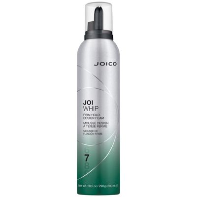 Joico JoiWhip Firm Hold Designing Foam | For Most Hair Types | Add Volume &amp; Body | Boost Shine | Control Frizz &amp; Flyaways | Heat, Humidity, &amp; Pollution Protection | Silicone &amp; Paraben Free | 300mL