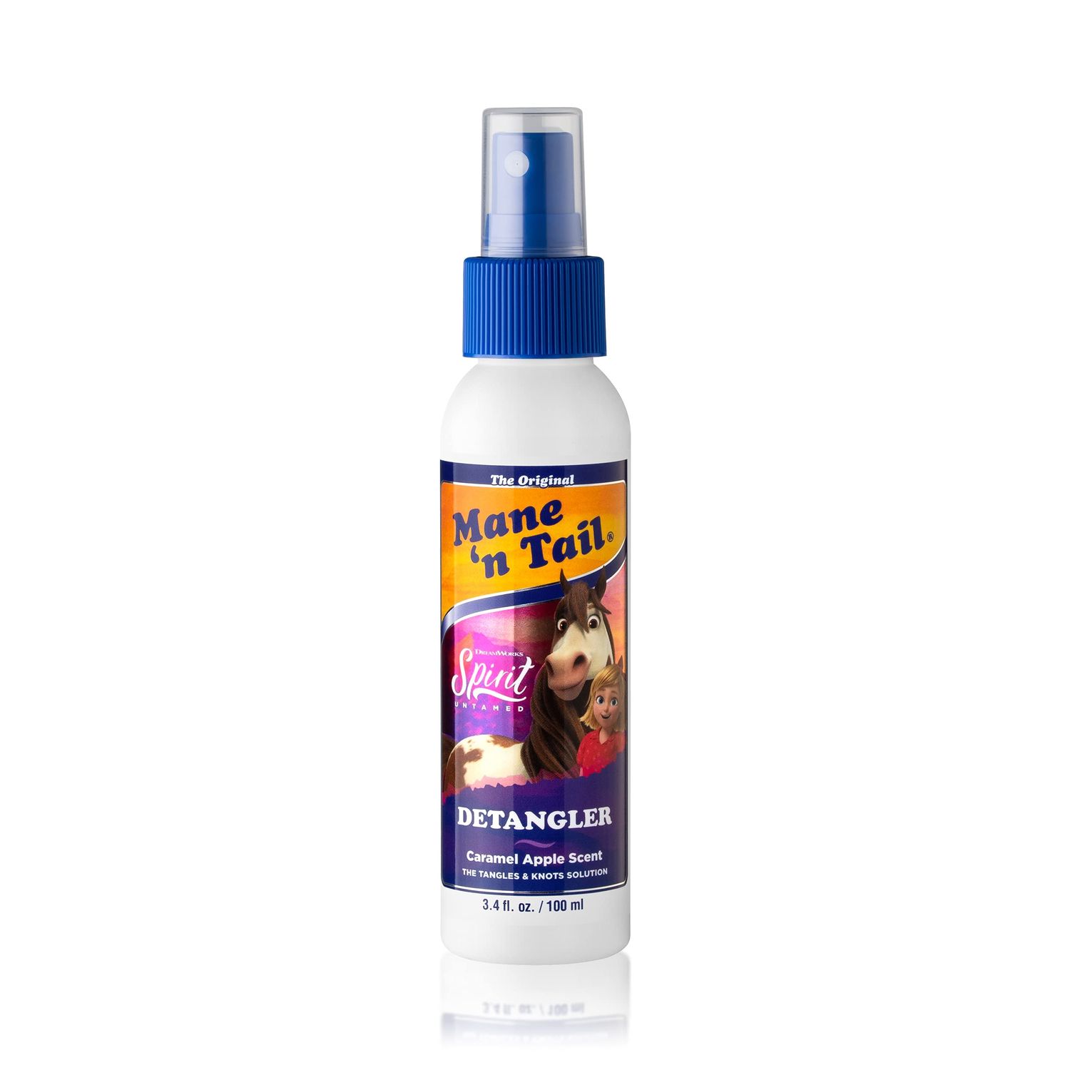 Mane &#39;n Tail Spirit Untamed Detangler - Caramel Apple Scented, Super Soft Formula for Silky, Shiny Hair (3.4 oz)
