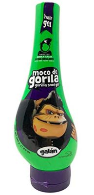 Moco de Gorila Galan Hair Gel | Extra Brillante Hair Styling Gel for Extreme Long-lasting Hold, Gorilla Snot Gel is the Ultimate Hair Gel to bring Shine to any Hairstyle; 11.9 oz Squizz Bottle