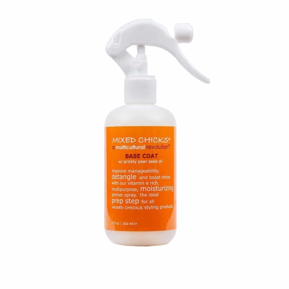 Mixed Chicks Base Coat w/Prickly Pear Seed Oil for Hair Detangling &amp; Shine, 9 fl. oz.