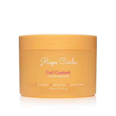 Rizos Curls Curl Custard, Defines Curls, Reduces Frizz, Locks in Moisture, Medium Flexible Hold for Bouncy Curls