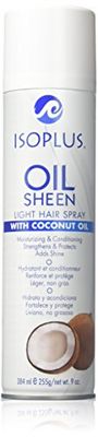 Isoplus Oil Sheen Light Spray Coconut Oil, 9 Oz