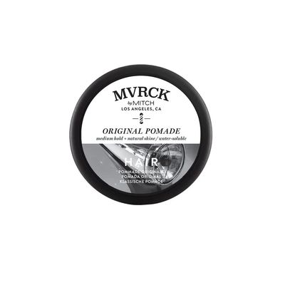 MITCH by Paul Mitchell Original Pomade for Men, Medium Hold, Low Shine Finish, Water-Soluble, For All Hair Types, 3 Oz