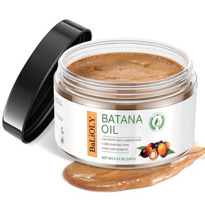 Dr. Sebi Batana Oil for Hair Growth Organic, 100% Raw &amp; Pure Batana Oil Paste From Honduras for Reduces Hair Loss, Cold Pressed &amp; Unrefined Batana Hair Oil For Women &amp; Men