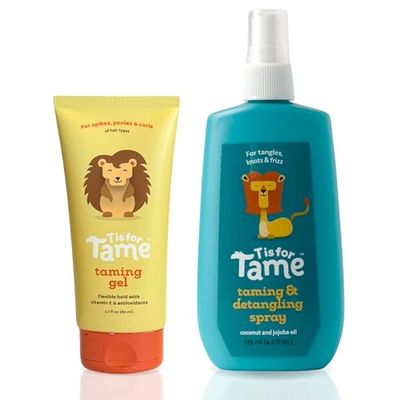 T is for Tame - Kids Hair Styling Gel &amp; Hair Mist Bundle, All-Natural Alcohol-Free Gel &amp; Mist for Kids &amp; Toddlers, 2023 Launch Date (Gel-Mist-Bundle)