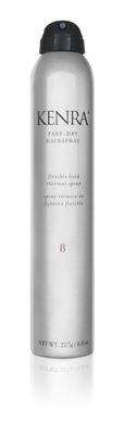 Kenra Fast Dry Hairspray 8 | Flexible Hold Thermal Spray | Multifunctional Spray, Ideal For Both Styling &amp; Finishing | Lightweight, Instant Control | All Hair Types | 8 oz
