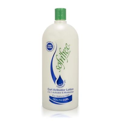 SofnFree Moisturizer &amp; Curl Activator for Natural Hair, Soft Curls, and Waves 33.81 fl oz / 1000ml