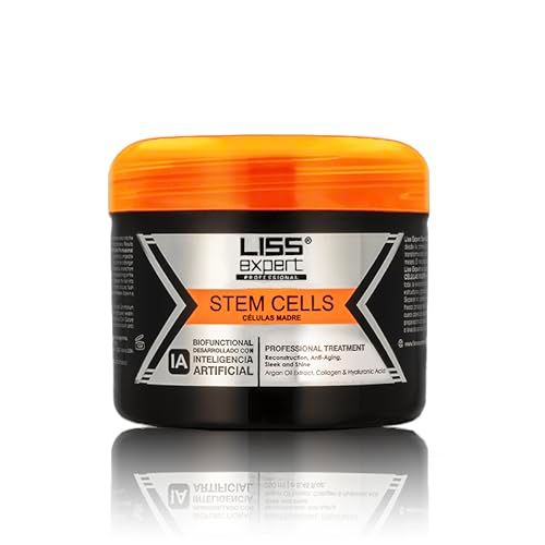 Liss Expert Stem Cells Smoothing Treatment - Organic Keratin &amp; Argan Oil - Nanoplasty for Frizz-Free Repair &amp; Shine - Professional Straightening - ONE Shoulder Length Application