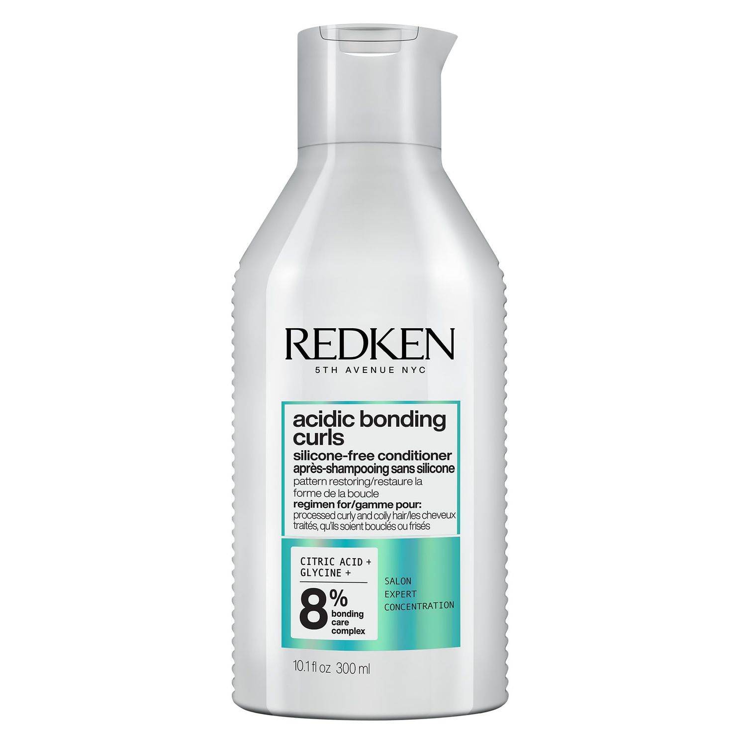 REDKEN Acidic Bonding Curls Silicone-Free Conditioner | For Coily and Curly Hair | Build Bonds and Repair Curl Strength | With Curl-Bond Technology &amp; Coconut Oil