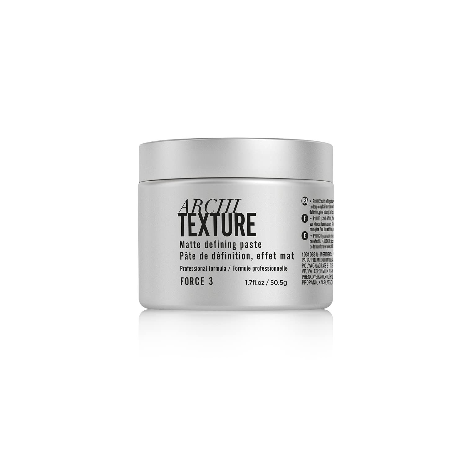 L'Oreal Professionnel Architexture | Medium Hold Texturizing Pomade| Creates Texturized Structure and Definition | for All Hair Types