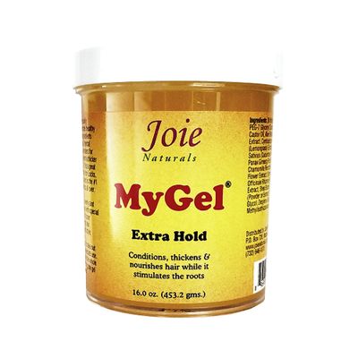 Joie Naturals MyGel Extra Hold - Hair Gel for Men &amp; Women - Styling Gel for Curly Hair (16 Ounces)