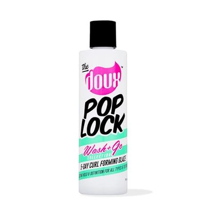 The Doux POP LOCK 5-Day Forming Glaze - Curl Enhancing Hair Products - Contains Honey and Argan Oil - Curl Products for Hold, Shine, and Anti-Humidity Setting