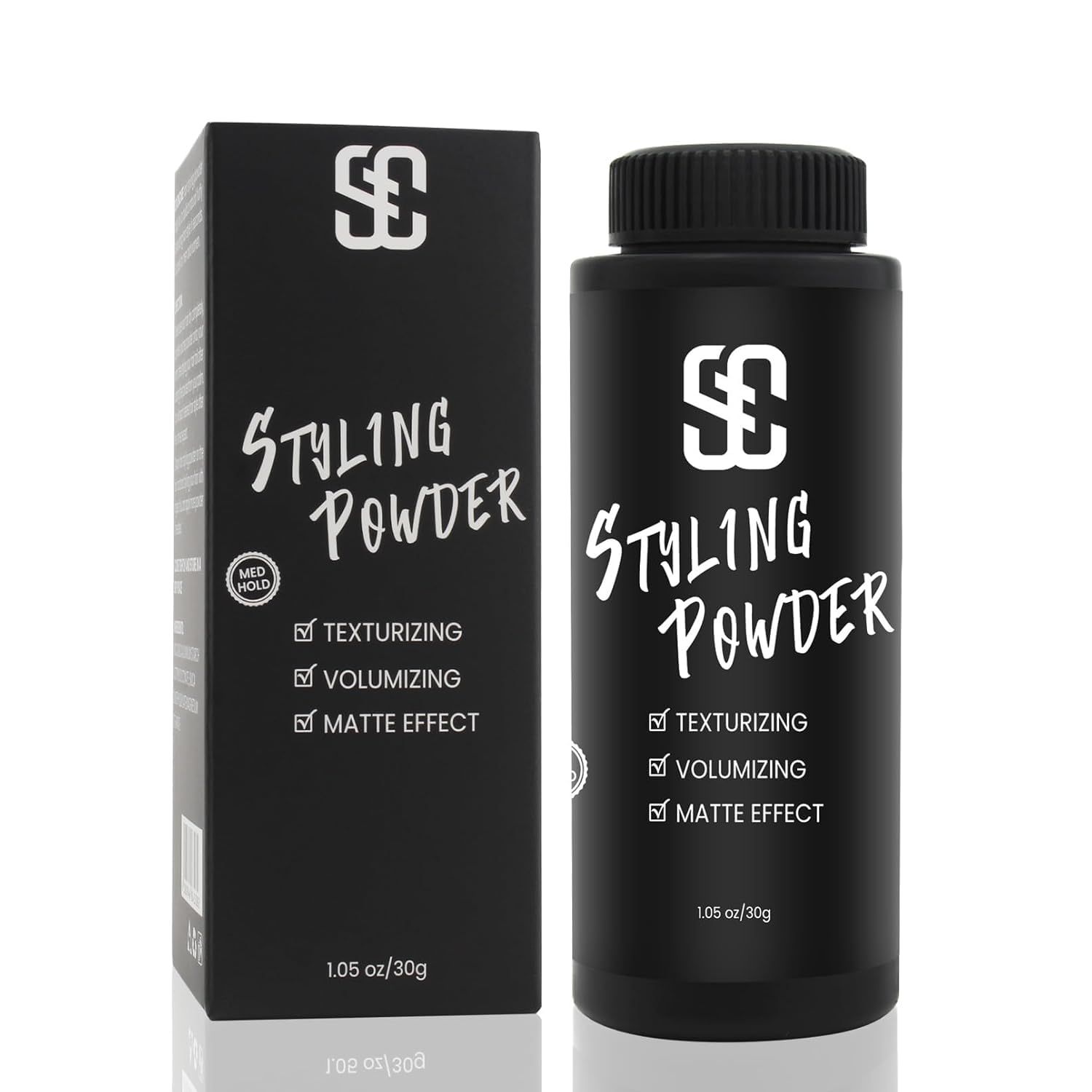 SOVONCARE Hair Styling Powder, Matte Natural Look for Men &amp; Women, Hair Volumizer with Medium Hold, Long Lasting, Easy to Apply, No Sticky Residue, 1.05oz (Pack of 1)