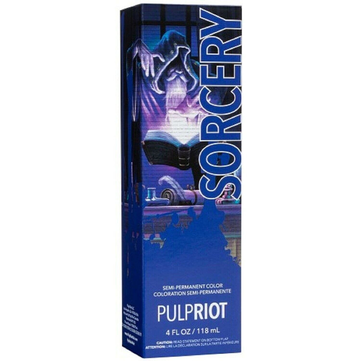 P.R. Pulp Riot Semi-Permanent Hair Color 4oz- Sorcery, 4 Fl Oz (Pack of 1)