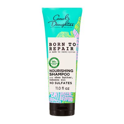 Carol&#39;s Daughter Born To Repair Nourishing Shampoo, Sulfate-Free Hair Care for Curly Hair with Shea Butter, 11 Fl Oz