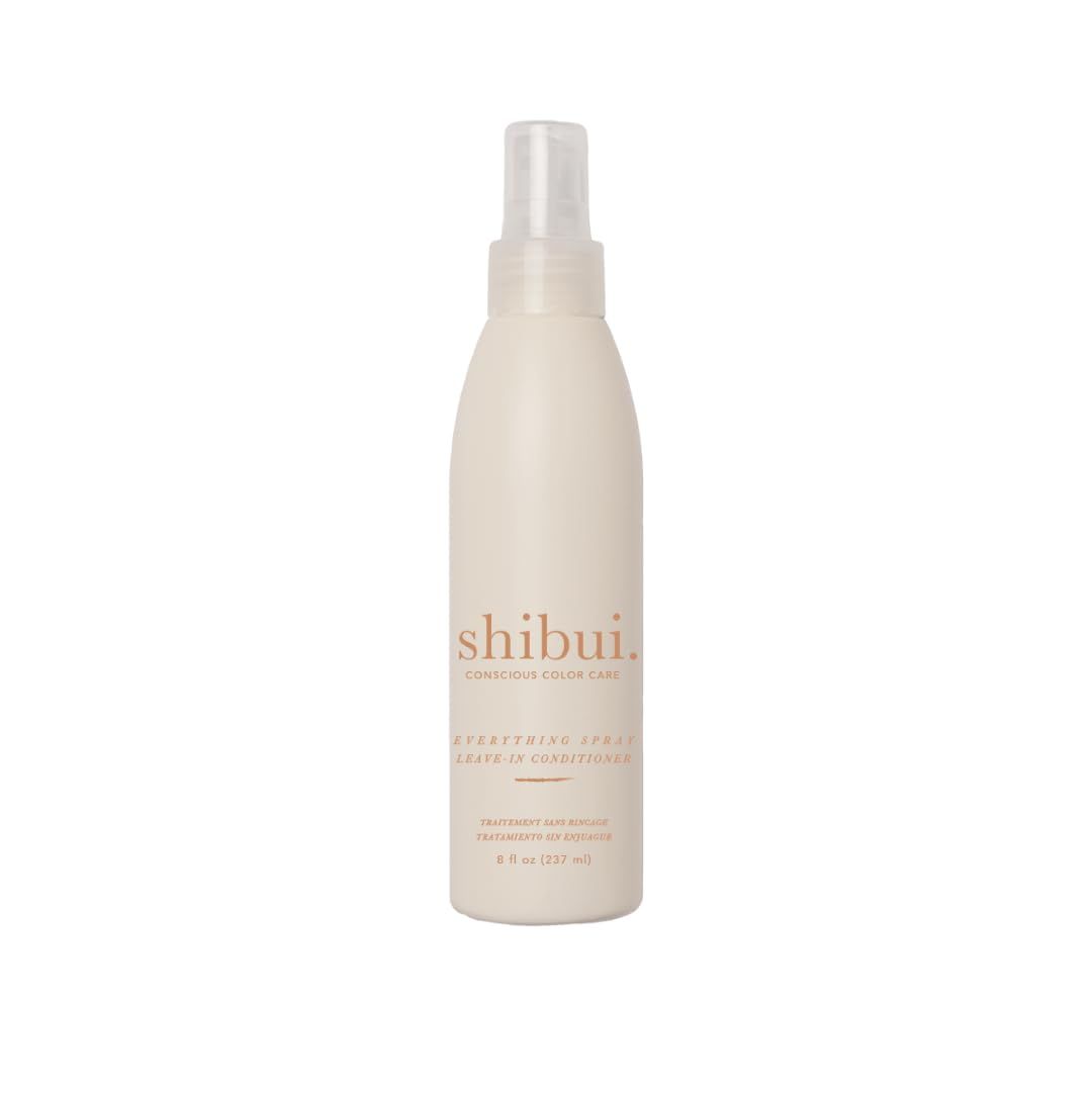 SHIBUI Everything Spray, Color Protecting Leave-in Treatment, Detangles &amp; Fights Frizz, for Fine to Medium Hair, Vegan &amp; Sulfate-Free, 8 Fl Oz