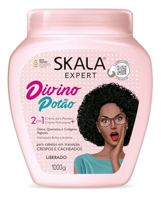 Skala - Expert - Creme de Tratamento 2 em1 Crespo Divino 1 Kg - (Divine Curls 2 in 1 Treatment Cream Net 33.81 Oz)