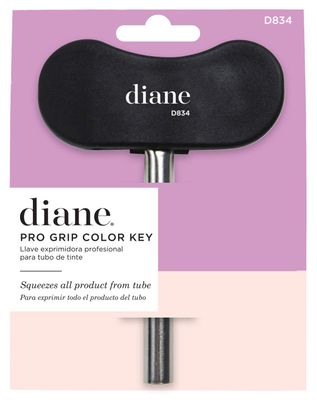 Diane Pro Grip Color Key - Hair Dye Tube Squeezer for Salon -- Black - D834