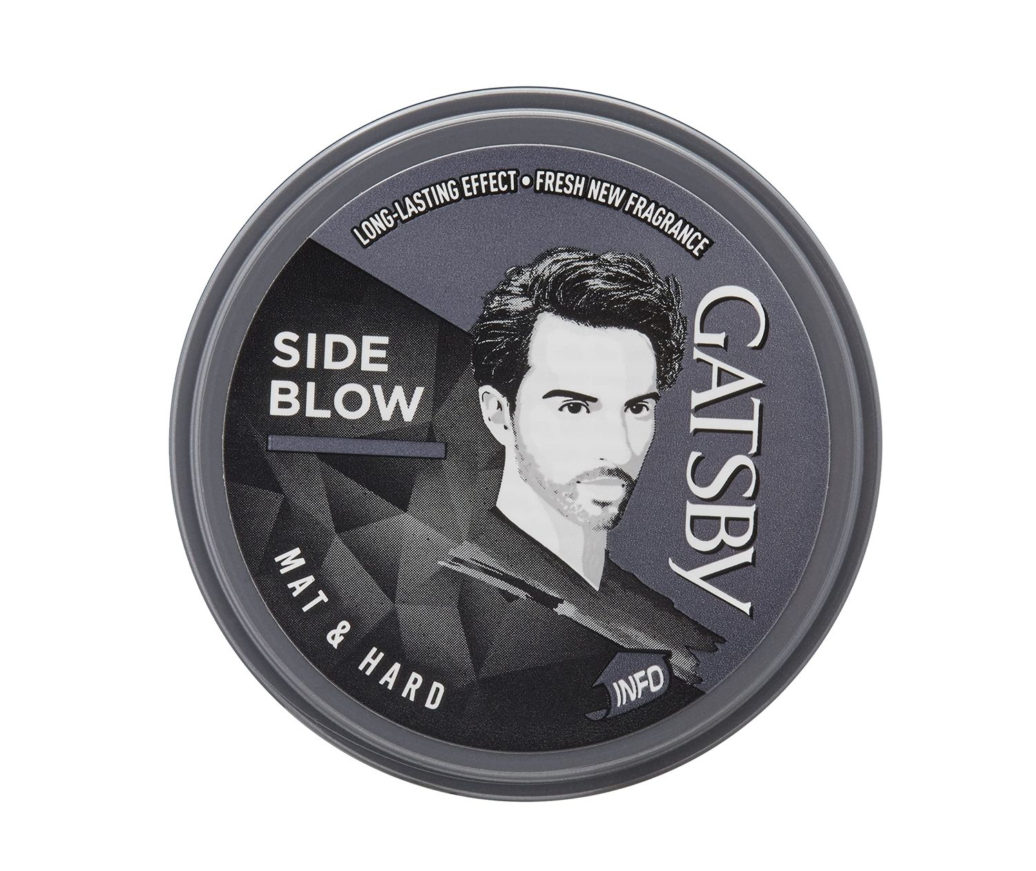 Gatsby Hair Styling Wax Matt &amp; Hard 75g Grey