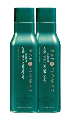 Leaf &amp; Flower Instant Volume Shampoo &amp; Conditioner 12 oz Duo