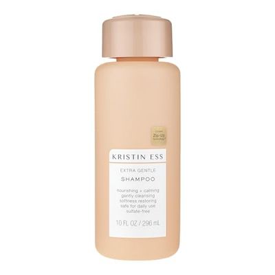 Kristin Ess Hair Extra Gentle Shampoo for Sensitive Skin + Scalp, Moisturizing + Hydrating Shampoo for Dry Hair, Vegan, Color Safe + Keratin Safe, 10 fl oz