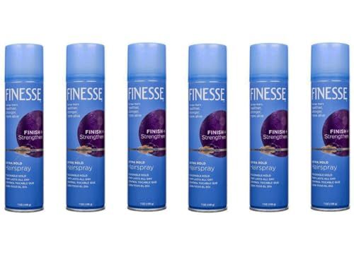 Finesse Extra Hold Aerosol Hairspray 7 oz (Pack of 6)