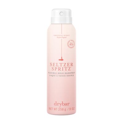 Drybar Seltzer Spritz Flexible Hold Hairspray | Holds Style for 8 Hours* with Touchable Finish, Adds Softness, Ultrafine Mist Diffuser for Even, Quick Drying Application, Vegan &amp; Cruelty Free