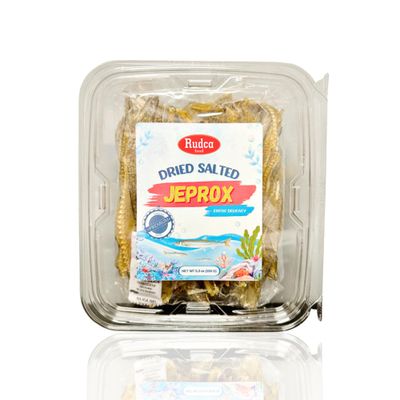 Rudca Food Premium Dried Salted Jeprox - Authentic Filipino Delicacy, Pure Indonesian Smelt &#39;Ikan Teri&#39; - High Protein, Healthy Seafood Snack - 5.3 oz / 150 g (Pack of 1)