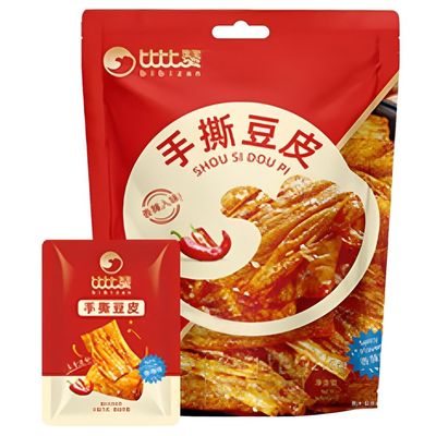 Latiao Snacks Spicy Hand Shredded Bean Peel Chilli Snacks for cravings Snacks Spicy and savourylatiao