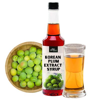 Korean Pure Plum Extract Syrup All Purpose Green Maesil for Cooking Drinking Tea Sweet Healthy Natural Japanese Ume Paste Concentrate by Unha&#39;s Asian Snack Box 650g 1.43 lbs / 22.92 oz (1 bottle)