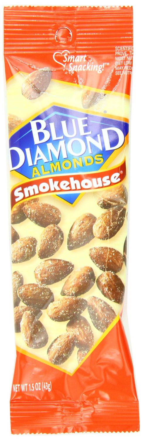 Blue Diamond Almonds, Smokehouse, 1.5-Ounce Packages (Pack of 24)
