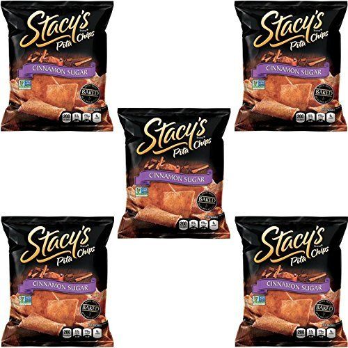 Stacy&#39;s Cinnamon Sugar Flavored Pita Chips, 7.33 Ounce (Pack of 5)