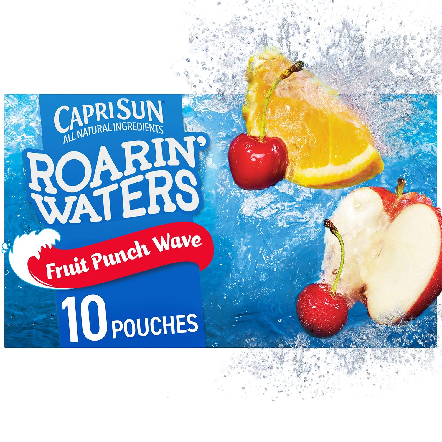 Capri Sun Roarin&#39; Waters Fruit Punch Ready-to-Drink Juice (10 Pouches)