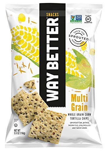 Way Better Snacks Multi Grain Tortilla Chips, 5.5 oz