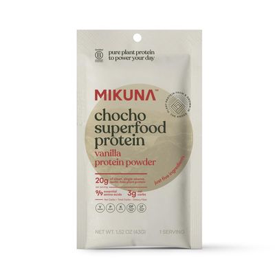 Mikuna Vegan Protein Powder (Vanilla, 8 Servings) - Plant Based Chocho Superfood Protein - Dairy Free Protein Powder Packed with Vitamins, Minerals &amp; Fiber - Gluten, Keto &amp; Lectin-Free