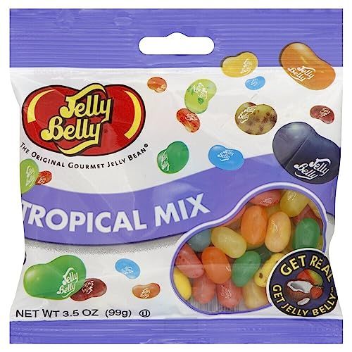 Jelly Belly 66115 3.5 Oz. Jelly Belly Tropical Mix 1 Bag Case