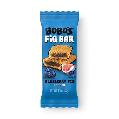 Bobo&#39;s Fig Bar (30, Blueberry), Soft Baked, Non-GMO, Vegan, Snack Bar, Gluten Free